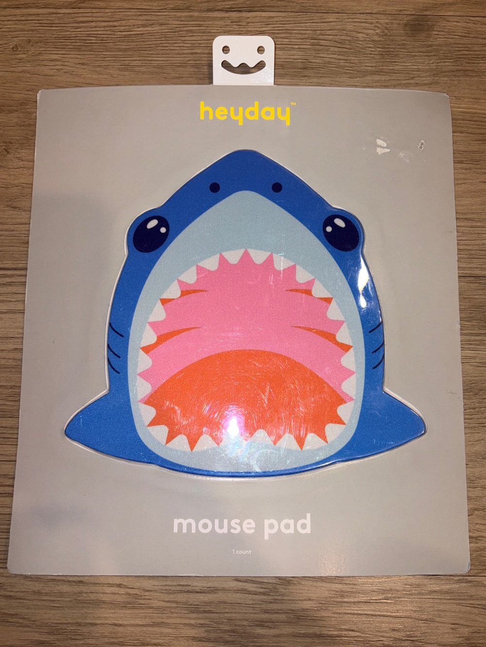 Heyday Shark: Polyester Rubber Desk Accessory with Non-Skid Novelty Mouse Pad